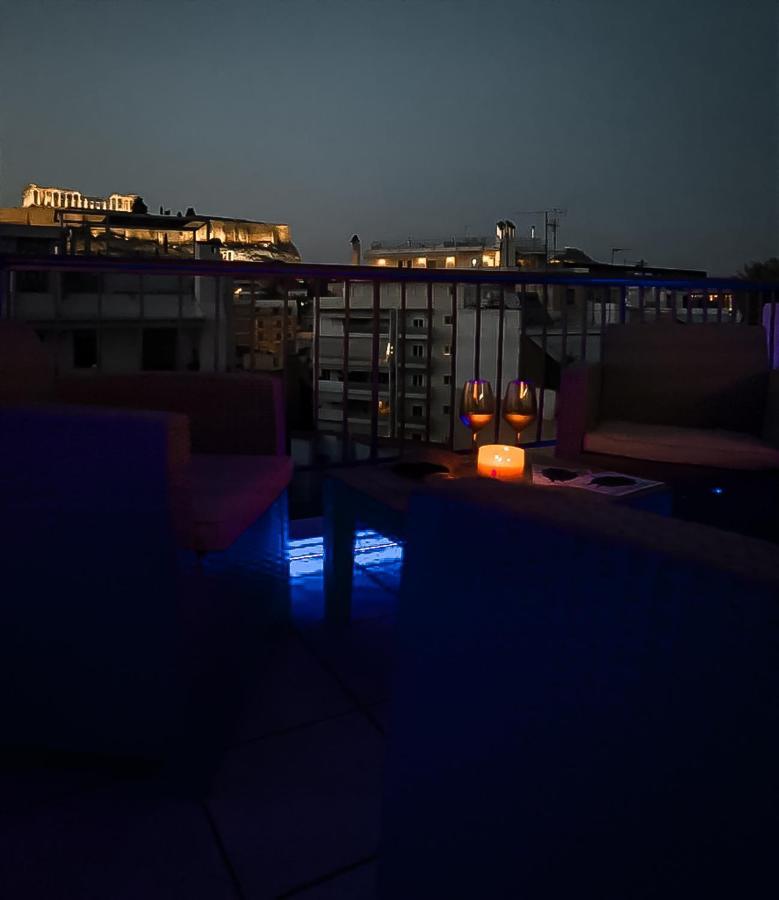 B 2 Luxury Suite Acropolis View Athens Privat Jacuzzi Extérieur photo